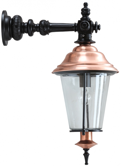 Wall Light Danzig 41 CU with Lower Rhine-style Lantern