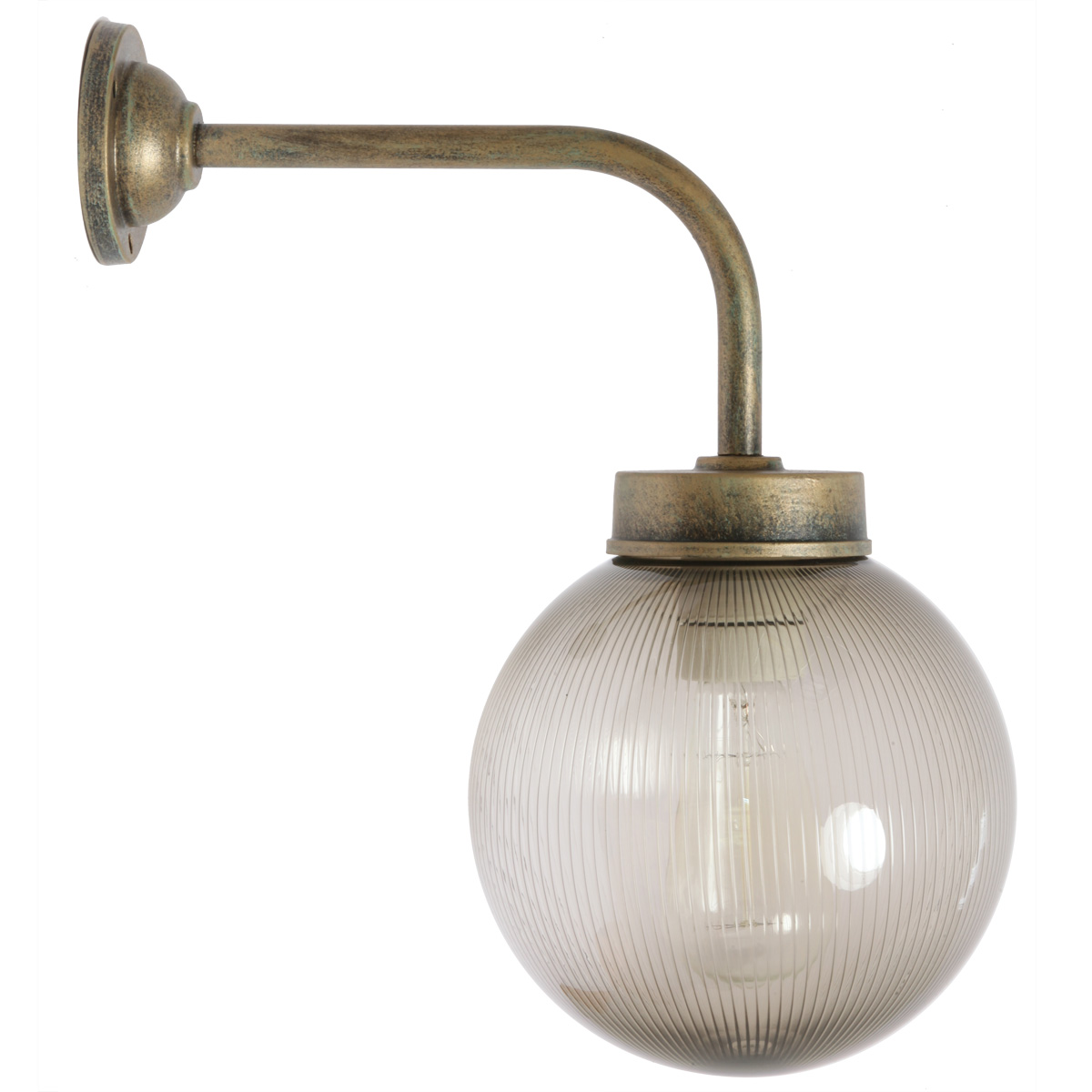 Globe Light 38-90/200 With Smoked Glass