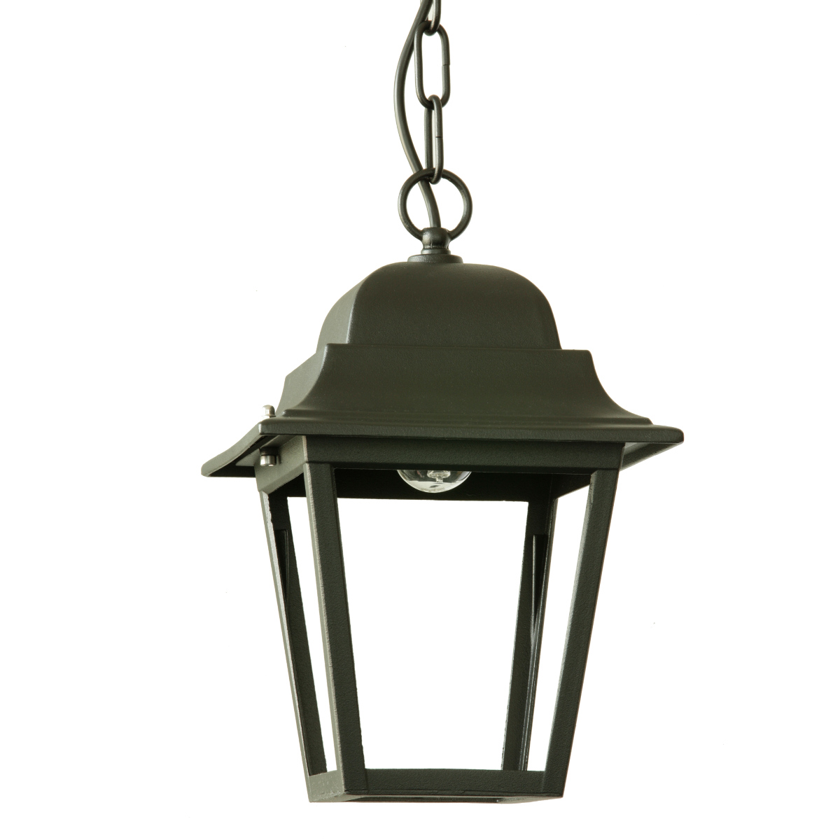 Small Pendant Lamp for Outdoors with Chain Suspension