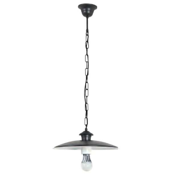 Flat Hanging Lamp for Outdoors with Chain