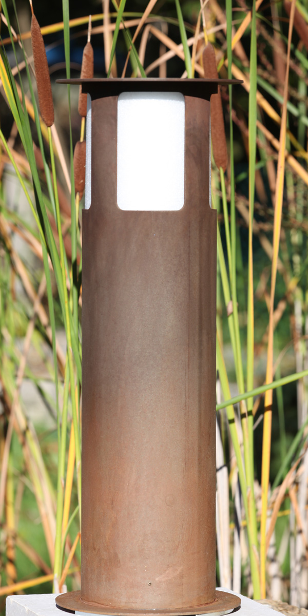 Italian Pier Light Made of COR-TEN Steel Porto 258.01.FF