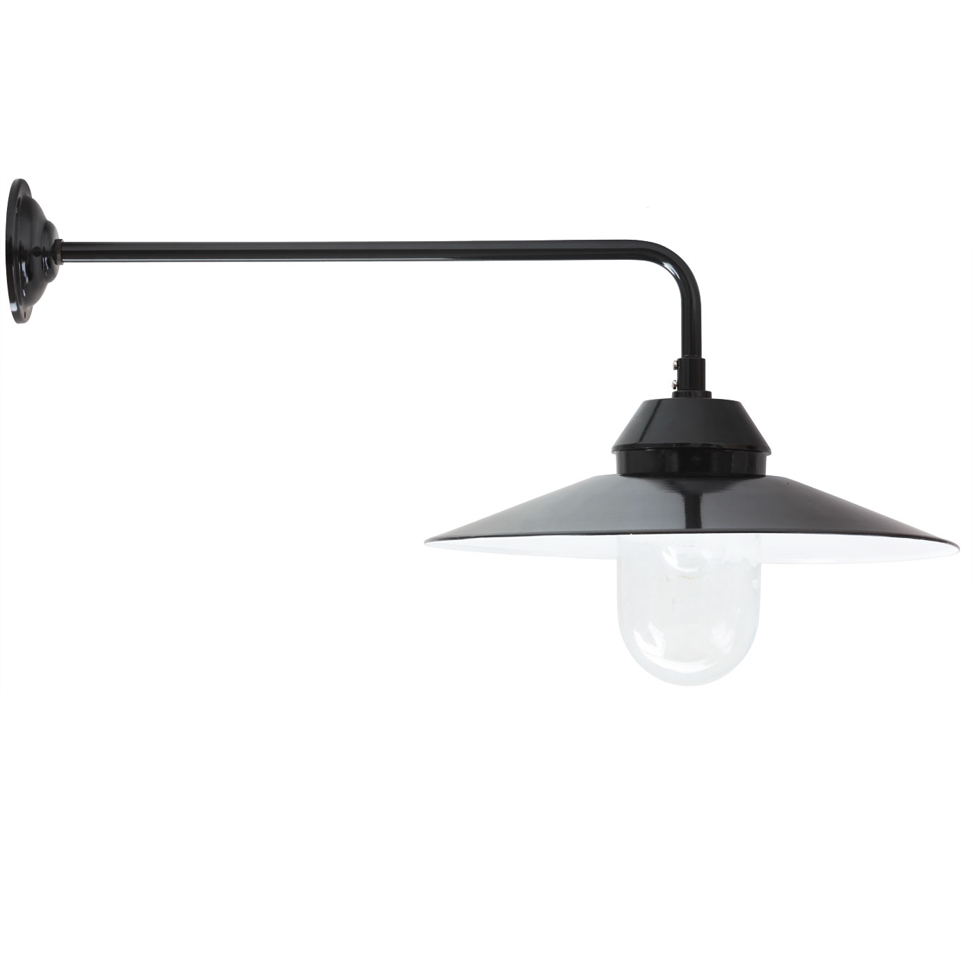 German Country-Style Sconce BW 135 Aluminium, Bracket 300 to 700 mm