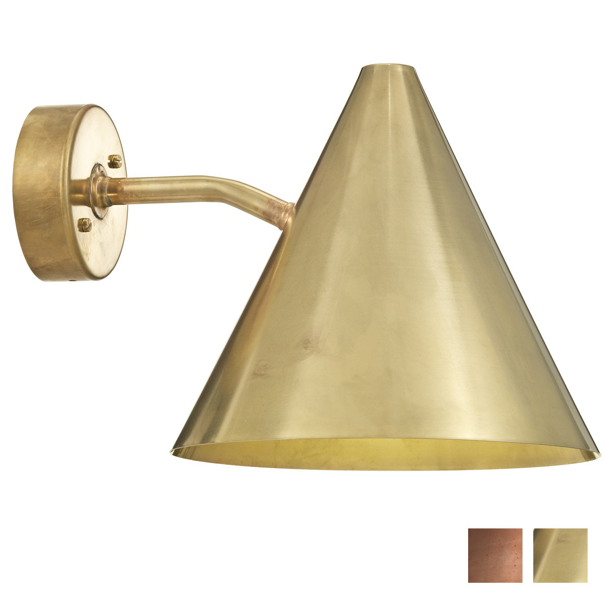 Schwedische Design-Leuchte aus Kupfer oder Messing Schwedische Design-Leuchte aus Kupfer oder Messing