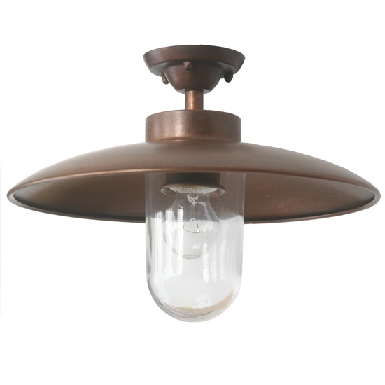 Elegant Copper Ceiling Light Nabucco 185