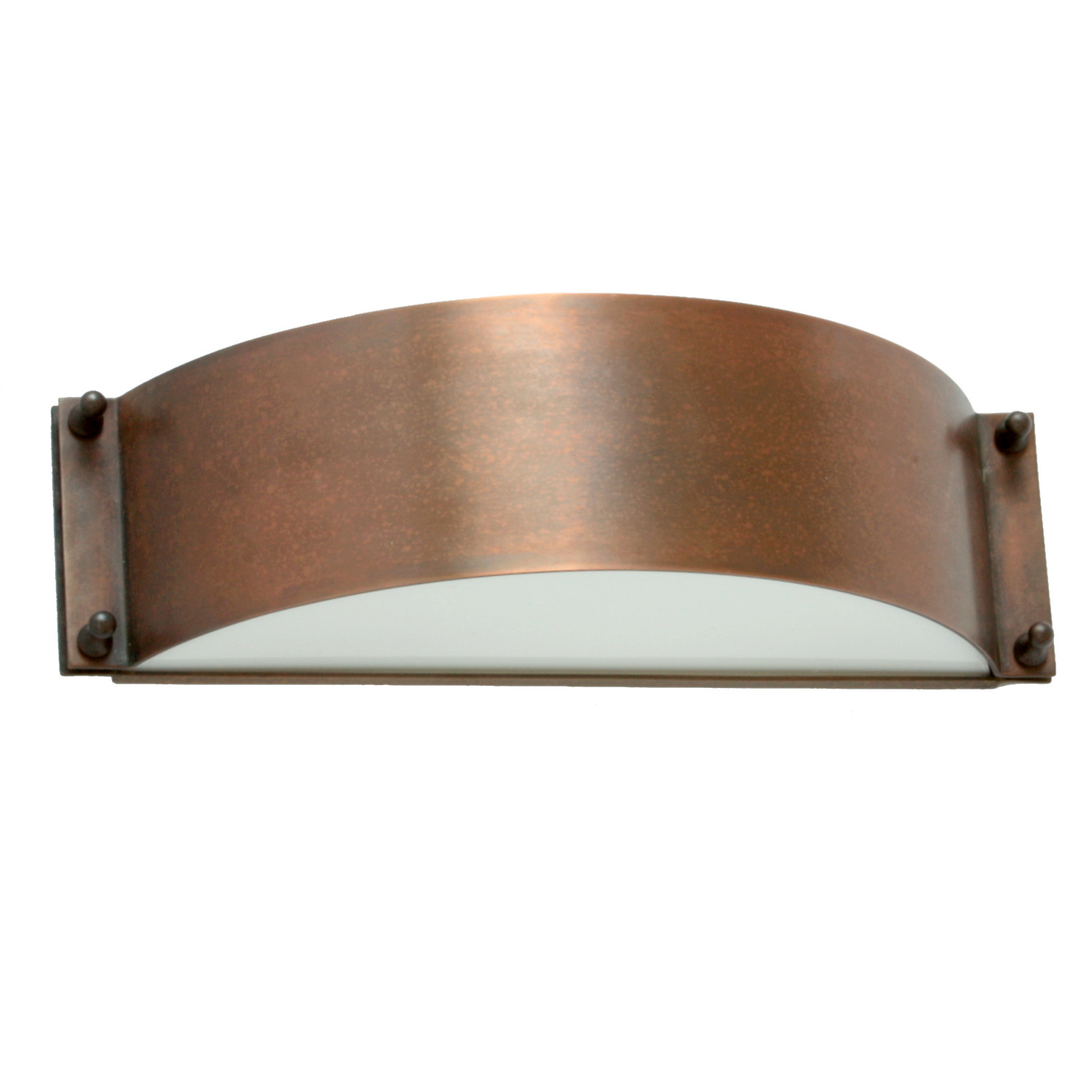 Italian Up and Down Wall Light with Copper Trim Fashion