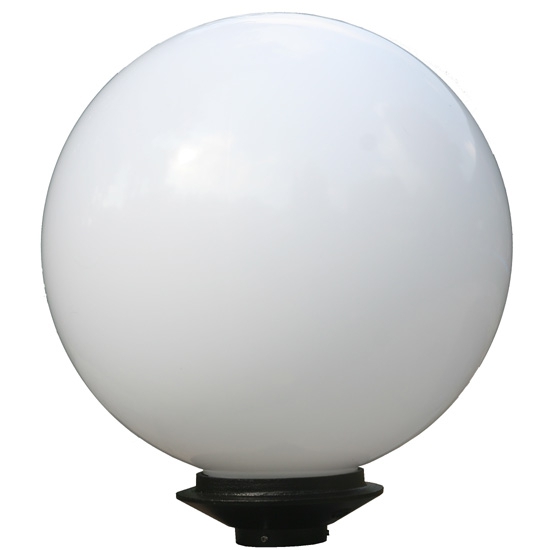 Bild 3: Opalglas Historische Kugelleuchte Prag M-L 01 mit Jugendstil-Wandarm: Opalglas