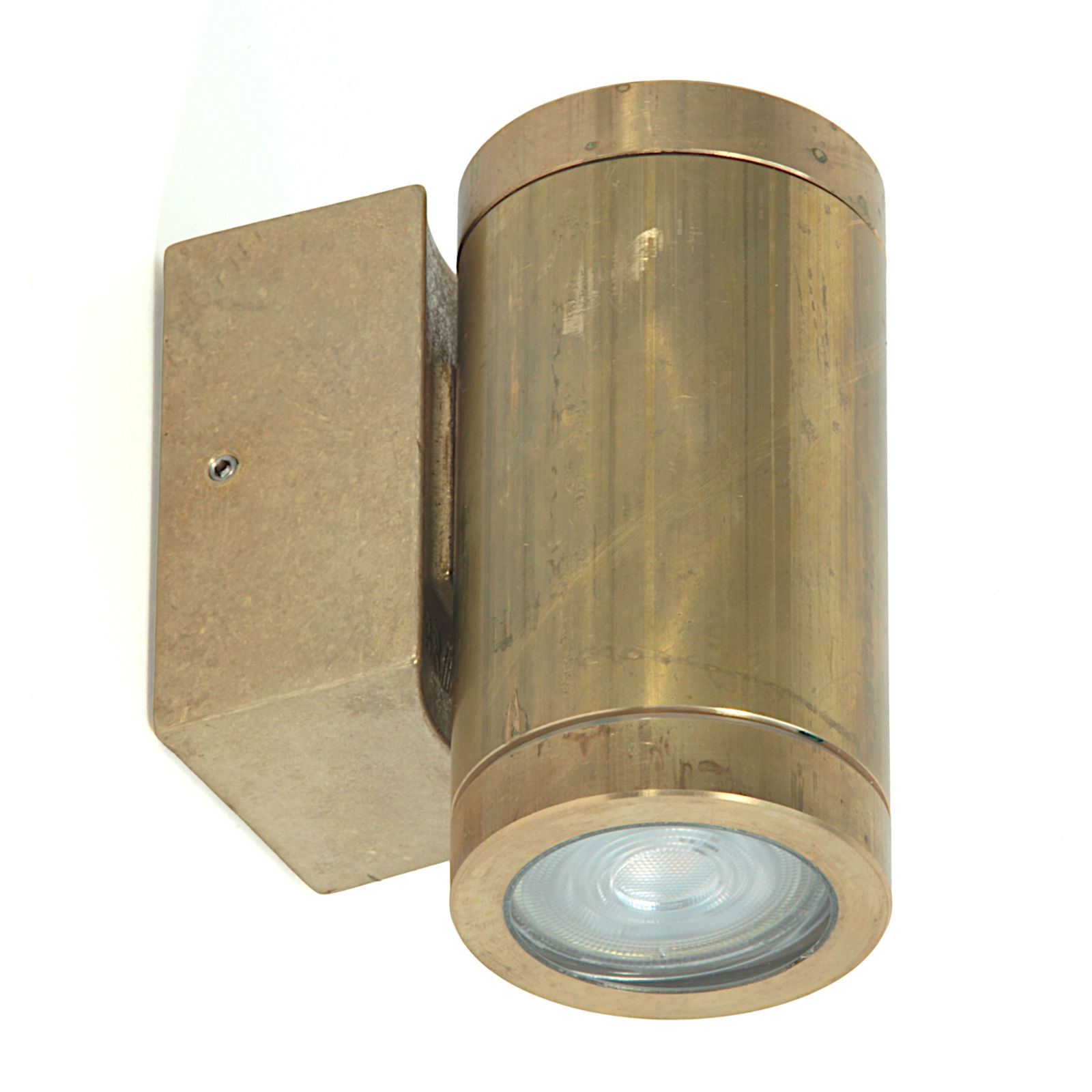 Stabförmiger Wandstrahler aus Messing Teres 1