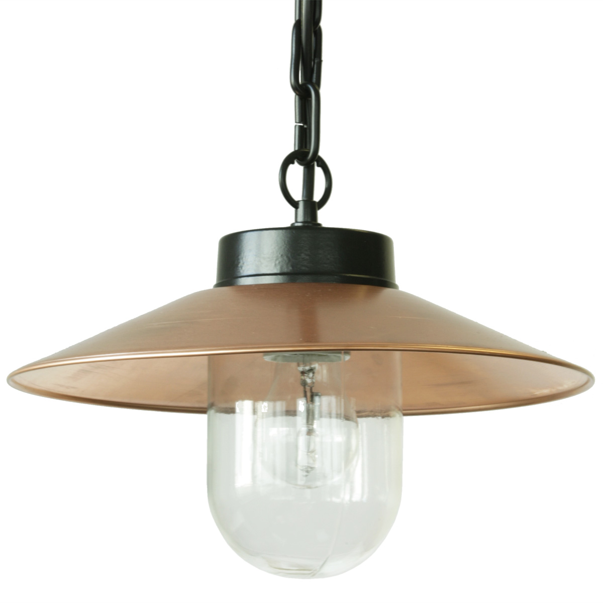 Pendelleuchte mit Kupferschirm und Kette 38 Z-CU Pendelleuchte mit Kupferschirm und Kette 38 Z-CU