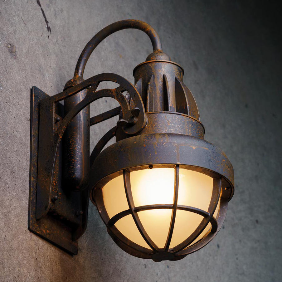 Artful Iron Wall Light in Steampunk Style WL 3727 Artful Iron Wall Light in Steampunk Style WL 3727