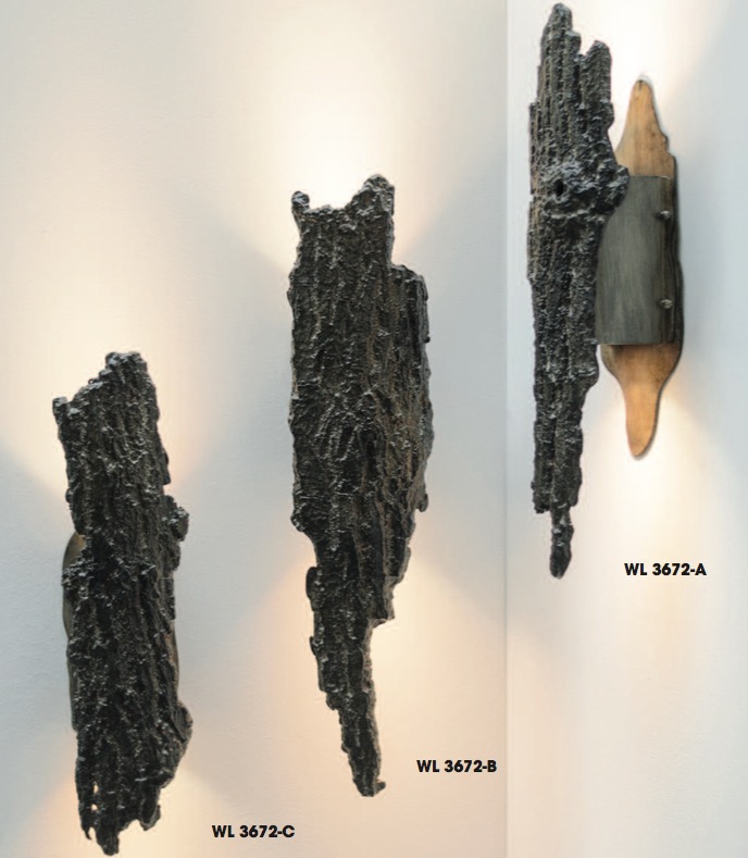 Handcrafted German Tree Bark Outdoor Wall Light 3672 Handcrafted German Tree Bark Outdoor Wall Light 3672