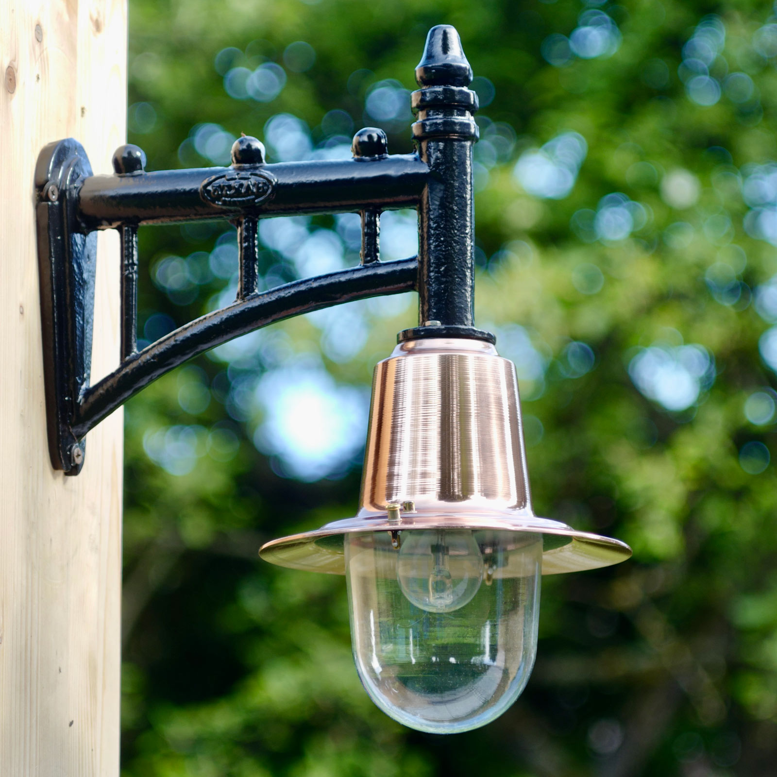 Copper Shade Railway Style Wall Light Copper Shade Railway Style Wall Light