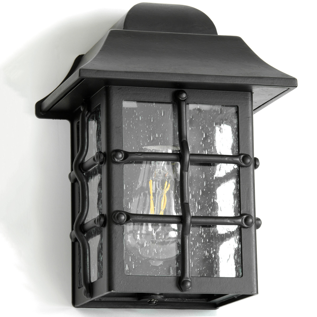 Handcrafted German Grilled Wall Lantern for Outdoor Use 3631
