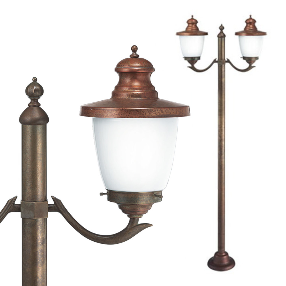 Italian Double Mount Post Light Venezia 248.20.OR Italian Double Mount Post Light Venezia 248.20.OR
