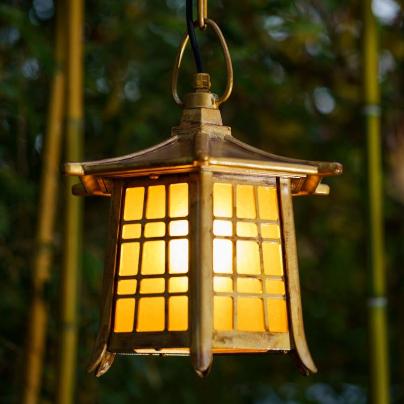 East Asian Inspired Outdoor Pendant Lantern HL 2720