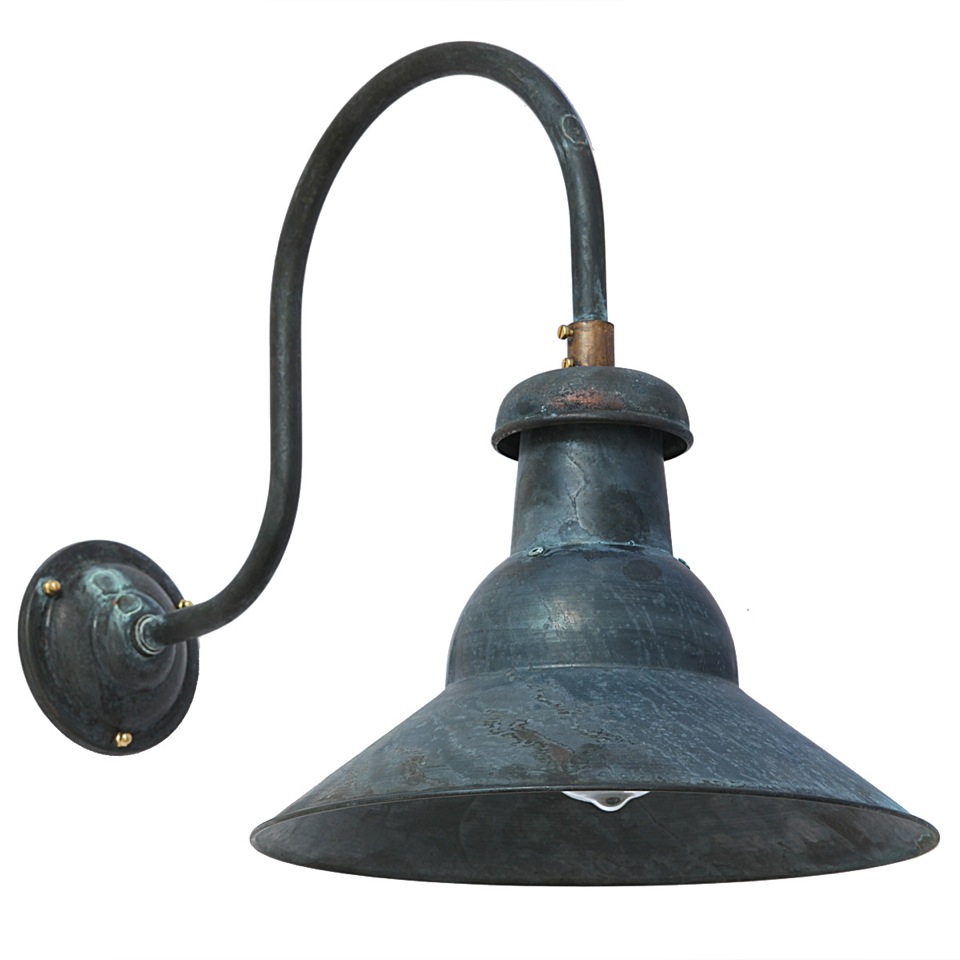 Copper Sconce Regensburg W1600 Patina Copper Sconce Regensburg W1600 Patina