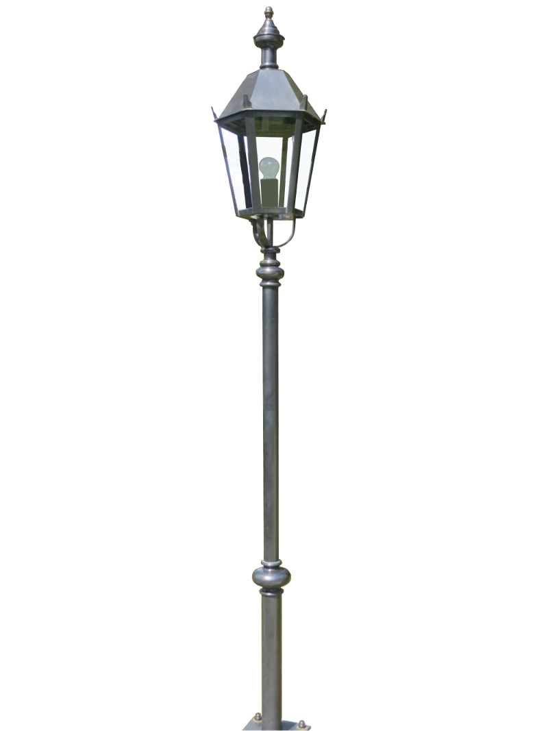 Outdoor Floor Lamp in Brass and Copper