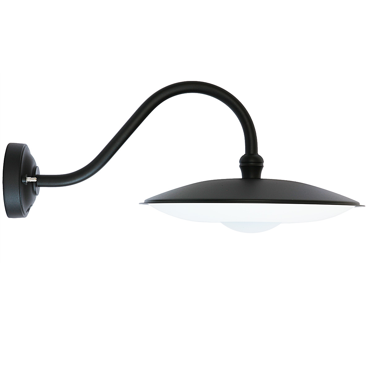 Fig. 8: Abgebildet in Schwarz: LED-Wandleuchte für außen mit Schutzart IP 65 LED Wall Light for Outdoor Use with IP65 Protection: Abgebildet in Schwarz: LED-Wandleuchte für außen mit Schutzart IP 65