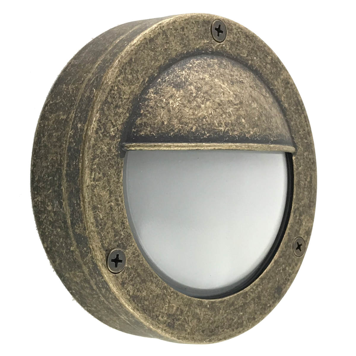 Bull's eye brass wall light with lid glass Bull's eye brass wall light with lid glass