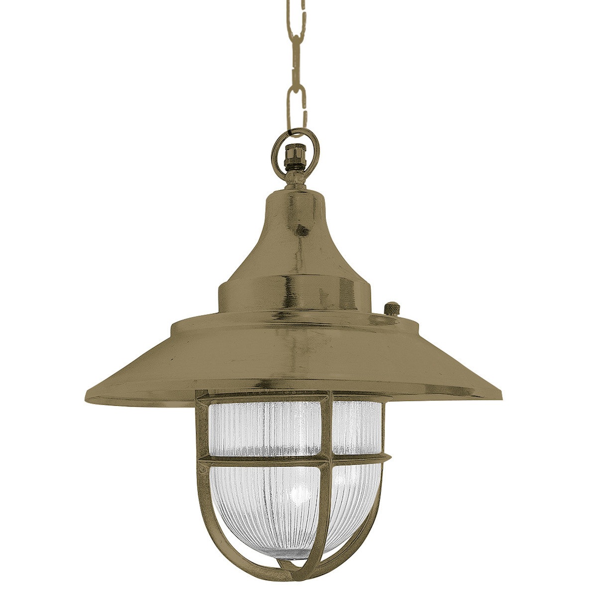 Weatherproof brass pendant light N° 771K