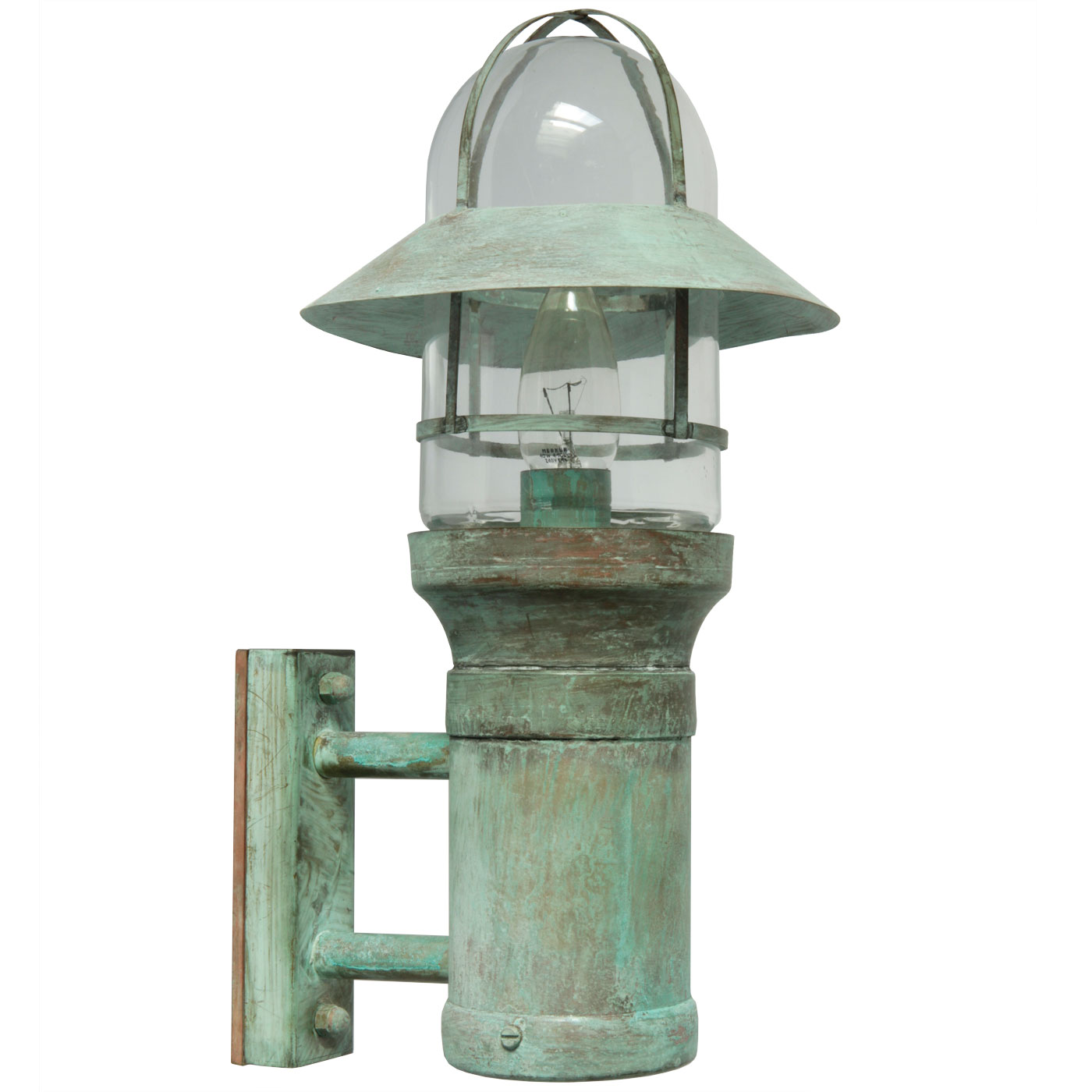 Maritime wall light with glass shade Les Issambres