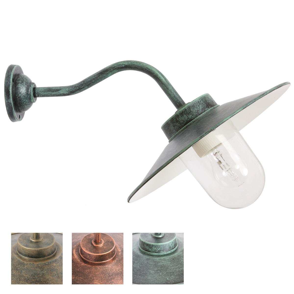 Classical Barn Lamp 38-45 in Antique Colors Classical Barn Lamp 38-45 in Antique Colors