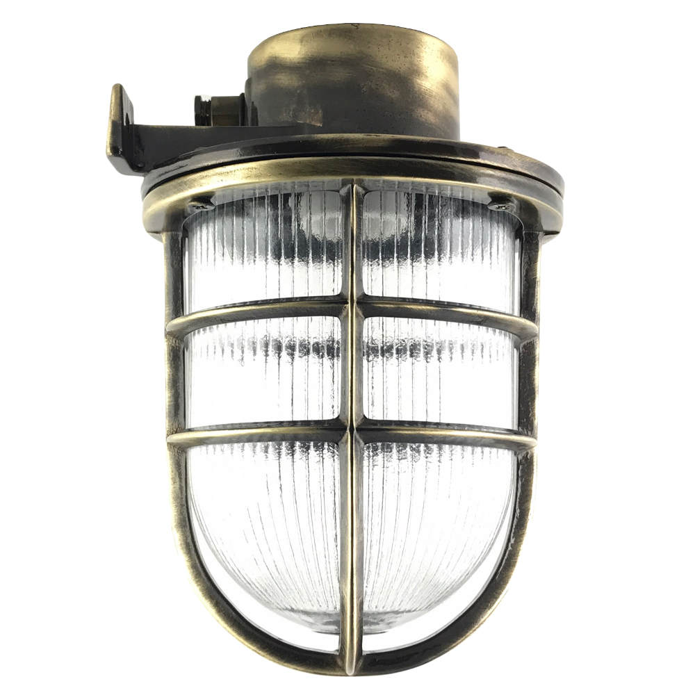 Brass wall light N° 22, maritime style