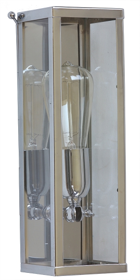 Kubische Außen-Wandleuchte Vitrine 1L Small Kubische Außen-Wandleuchte Vitrine 1L Small