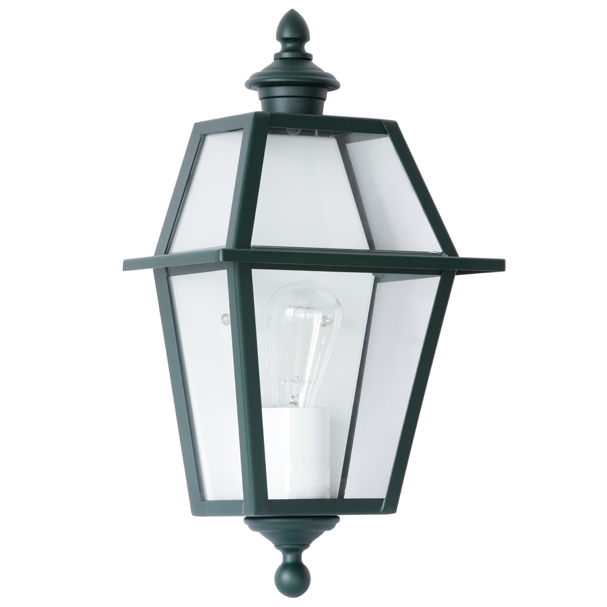 Klassische flache Dekor-Wandleuchte aus Edelstahl für außen Klassische flache Dekor-Wandleuchte aus Edelstahl für außen