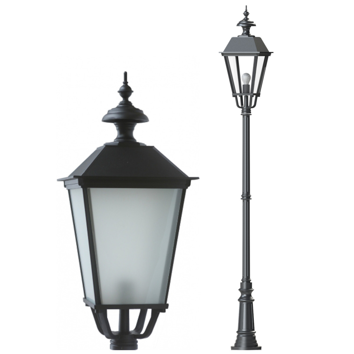 Four Sided Post Light Rodos 2P.52 Four Sided Post Light Rodos 2P.52