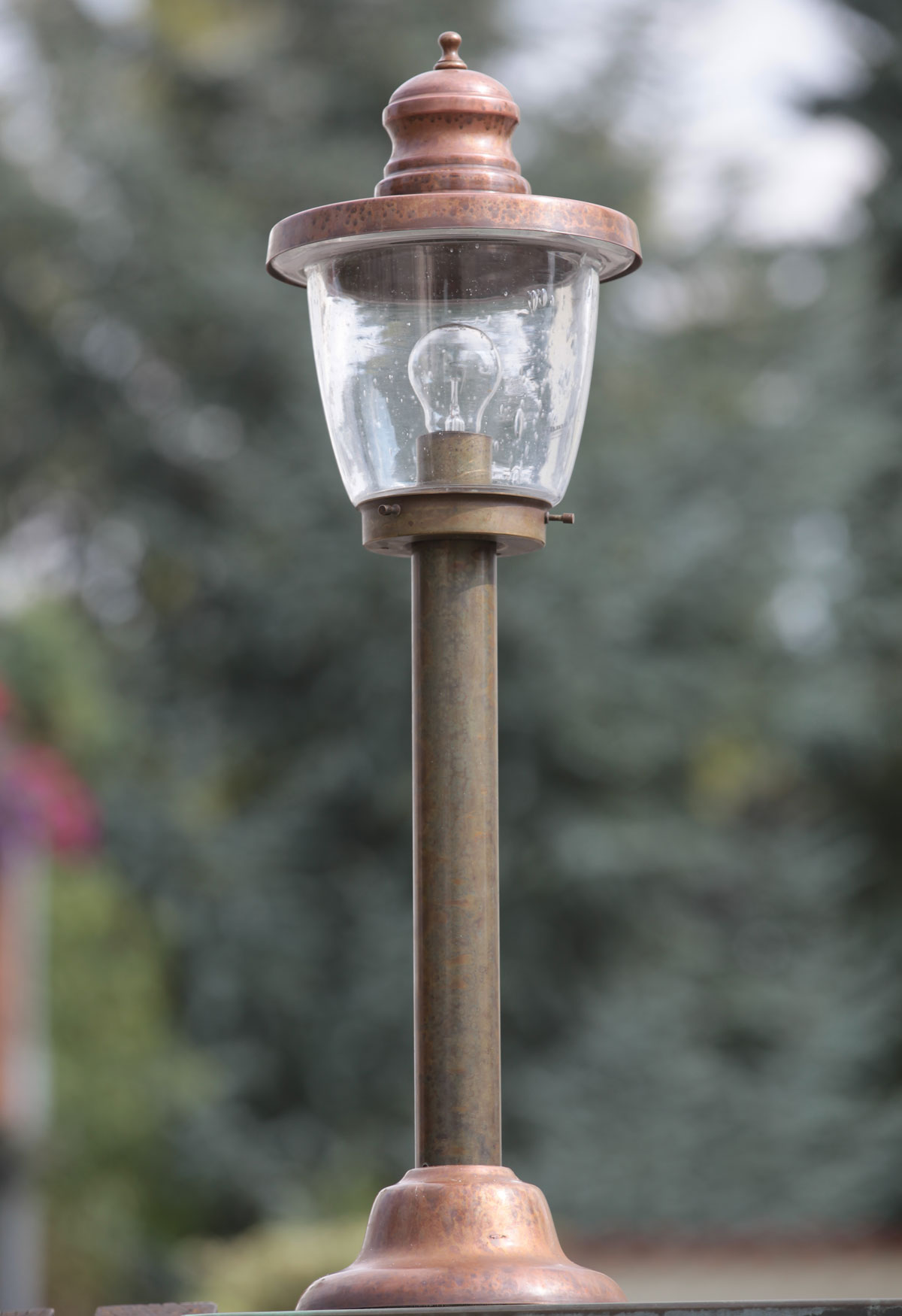 Italian Copper Garden Light ILF 248.14.OR Italian Copper Garden Light ILF 248.14.OR