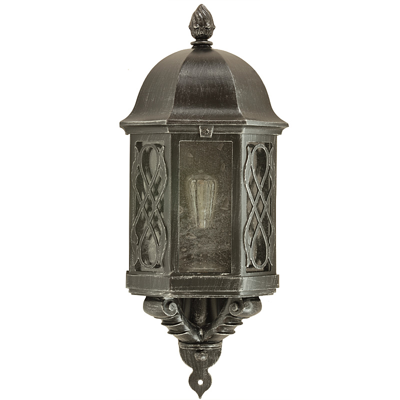 Flat Wrought Iron Outdoor Sconce WL 3446.3474