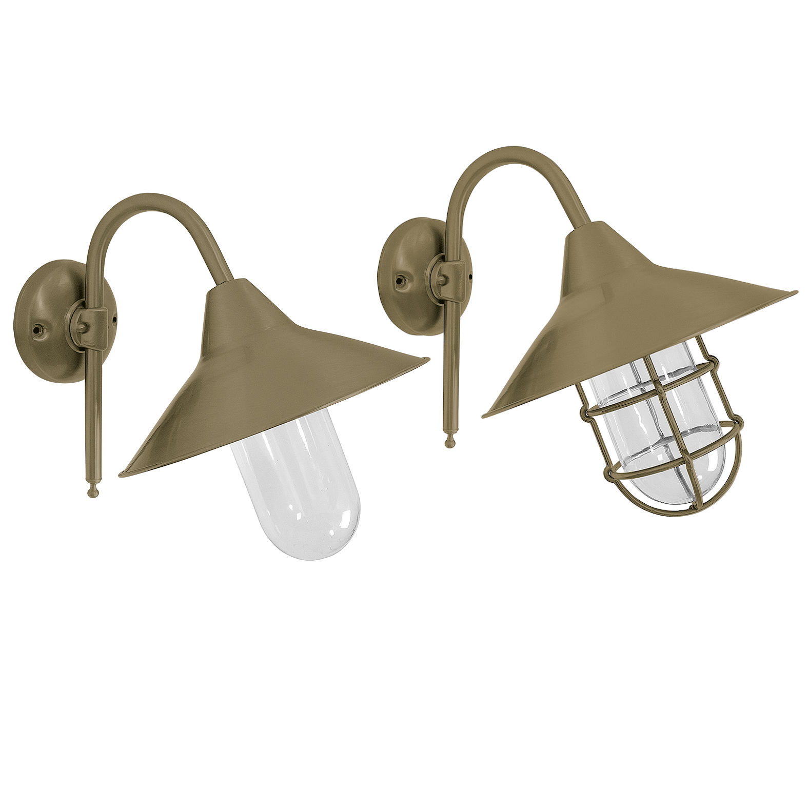 Maritime brass barn lamp N° 852/8526