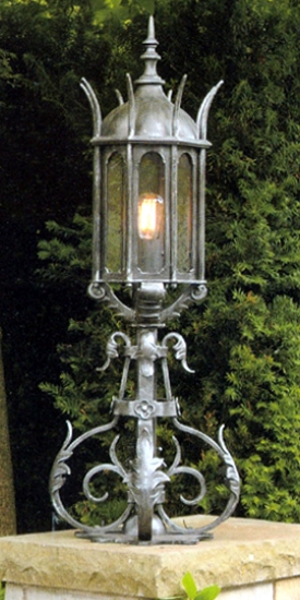 Exceptional Outdoor Pedestal Light AL 6651