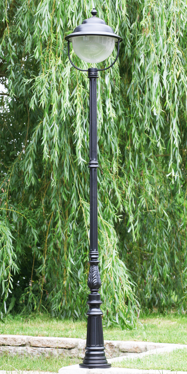 Reflector Copper Roof Post Light Rodos C 2P.44 Reflector Copper Roof Post Light Rodos C 2P.44