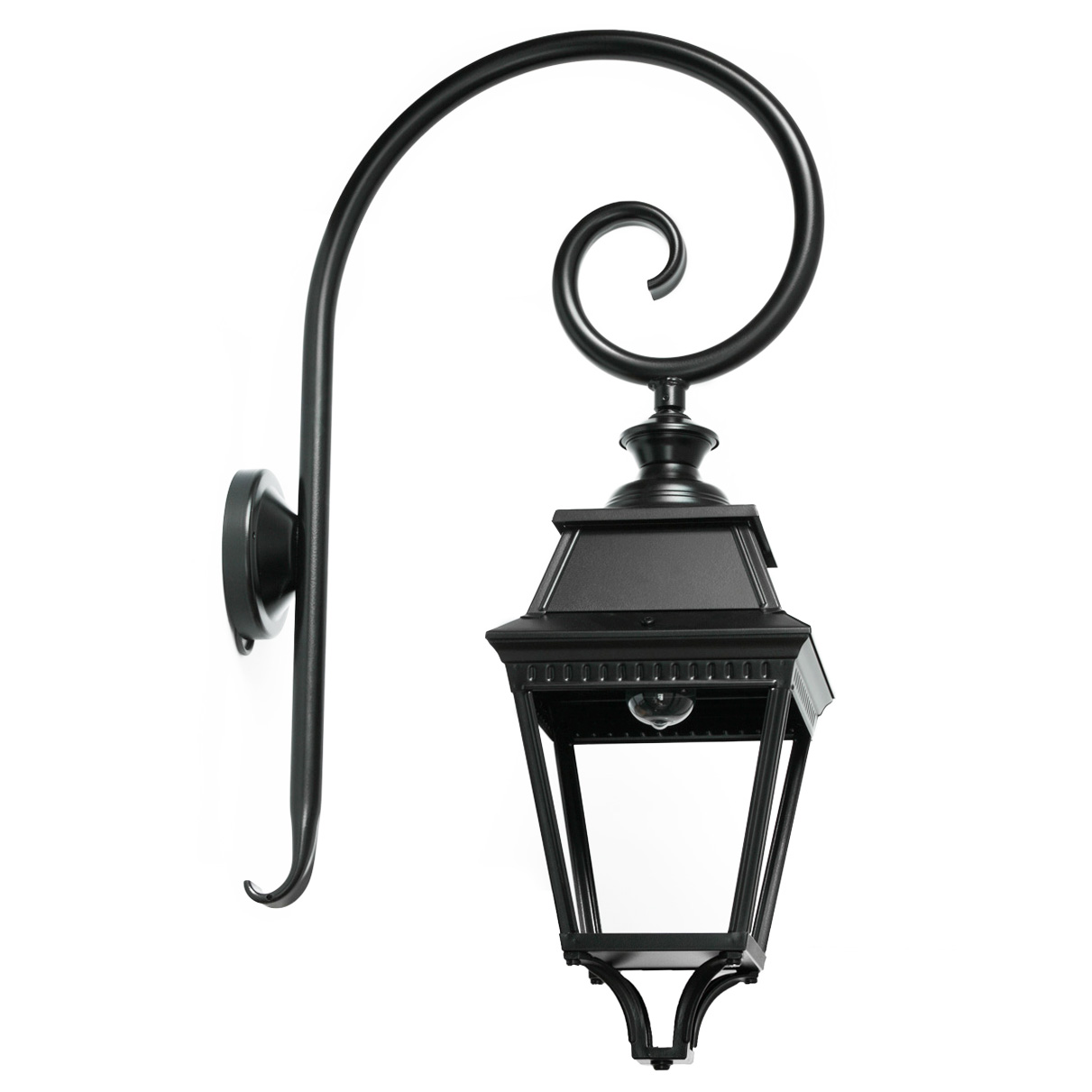 Large Outdoor Wall Lantern Avenue 3 with Crozier