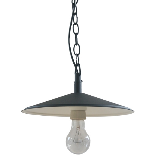 Toskanische Landhaus-Außenlampe mit Schirm Toskanische Landhaus-Außenlampe mit Schirm