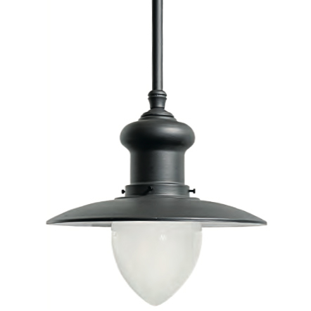 Ceiling Lamp with Glass Cylinder for Outdoors