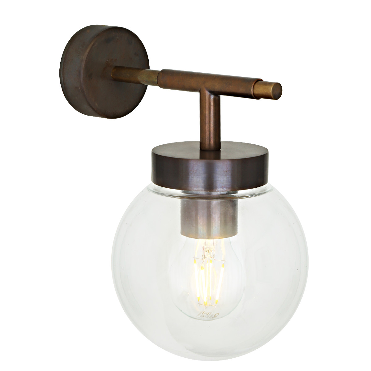 Moderne Kugel-Wandlampe Marti, IP65