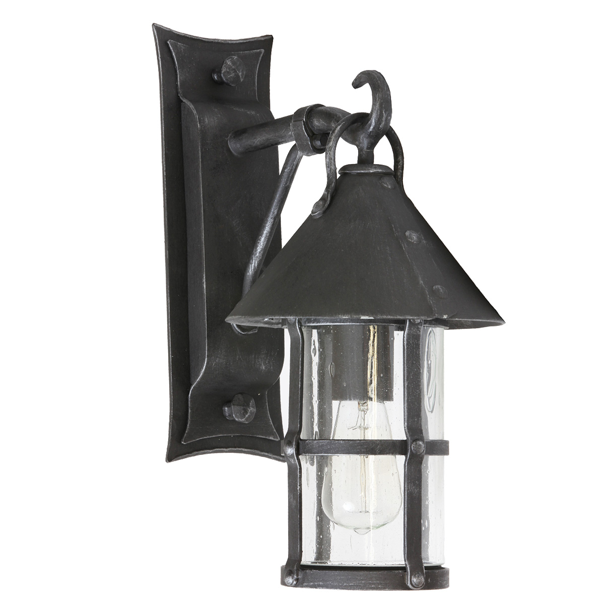 Medieval Wrought Iron Outdoor Sconce WL 3497.3495