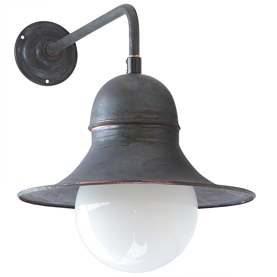 Historical Factory Outdoor Sconce Siegen Globe RO 140 Historical Factory Outdoor Sconce Siegen Globe RO 140