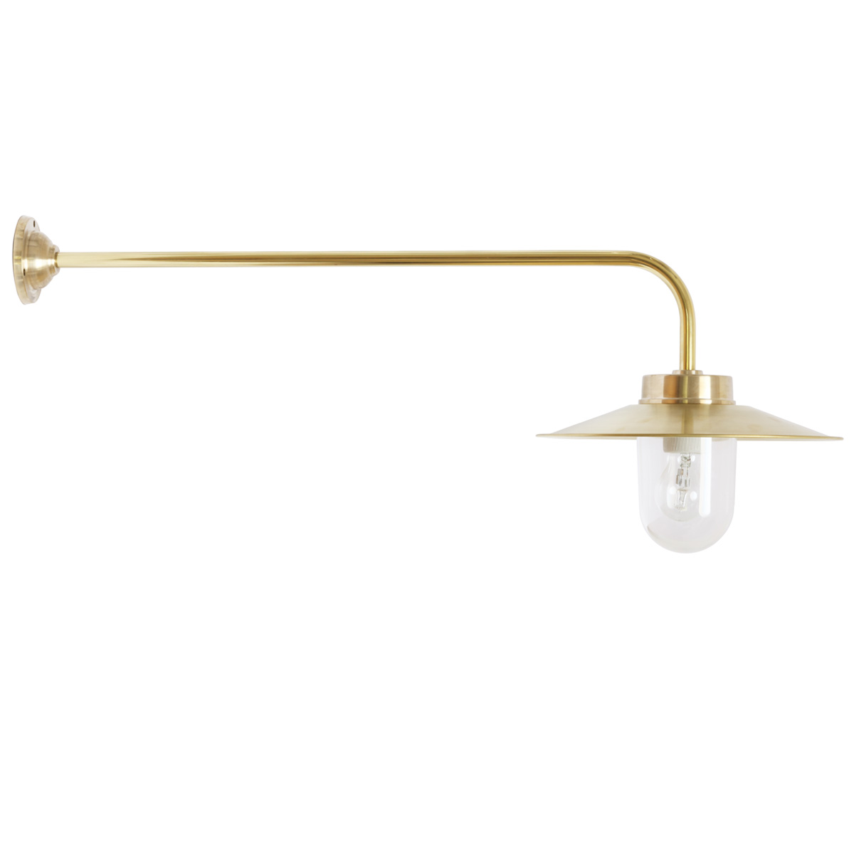 Lange Außenlampe aus Messing 38-90 BR L/XL Lange Außenlampe aus Messing 38-90 BR L/XL