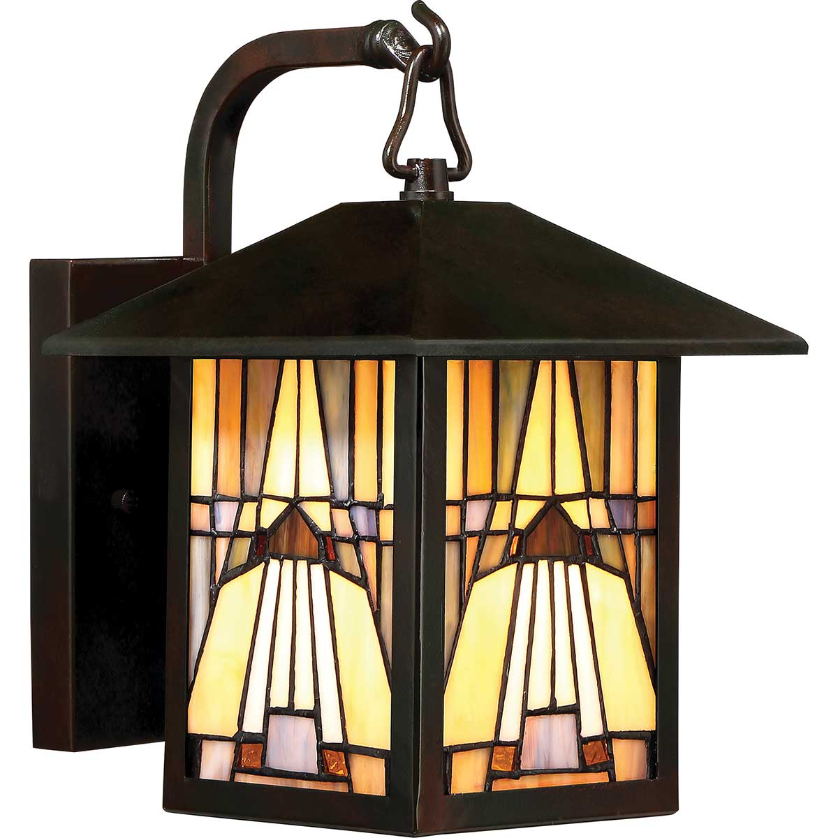 Small Tiffany Outdoor Wall Light, 28 cm