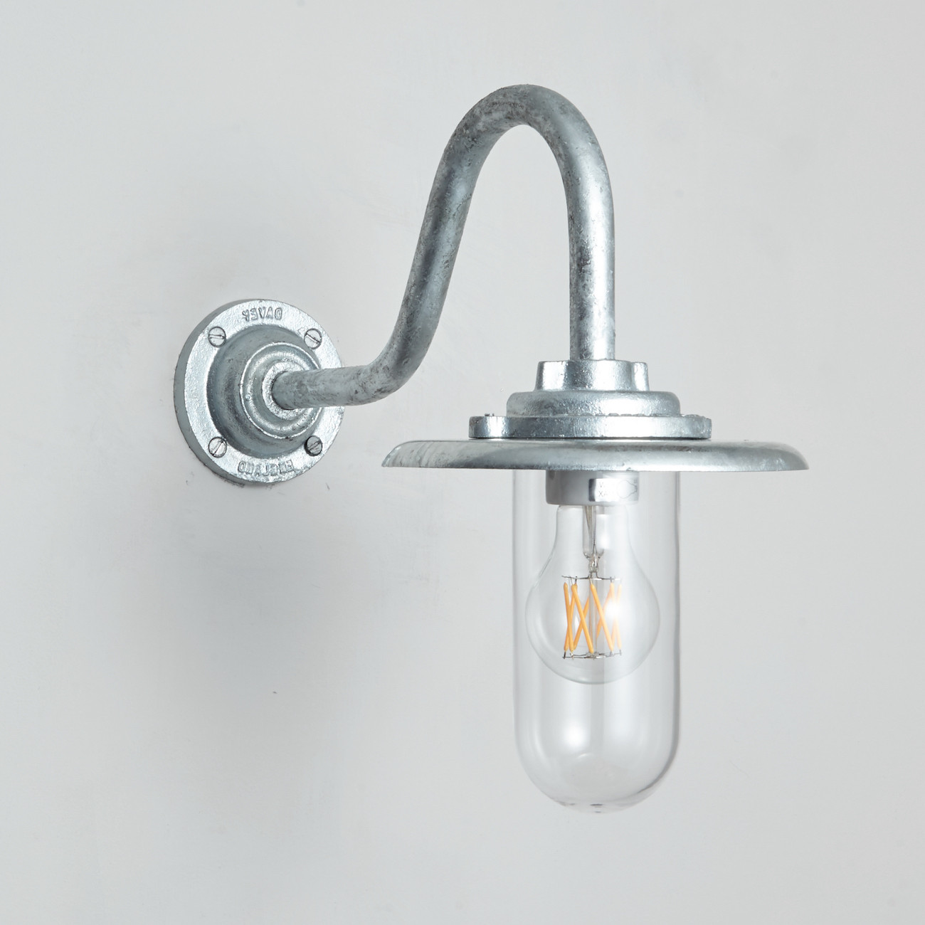 Englisch Wall Light with Swan Neck Arm 7677/60/C/S Englisch Wall Light with Swan Neck Arm 7677/60/C/S