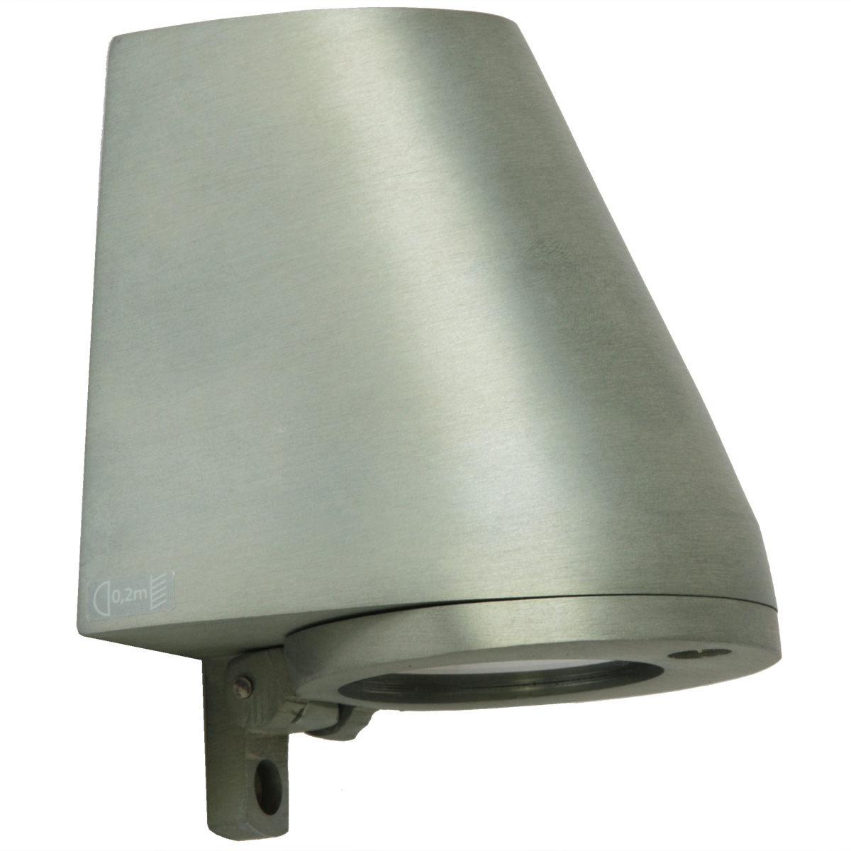 Small wall spotlight BEAMY made of zinc or brass