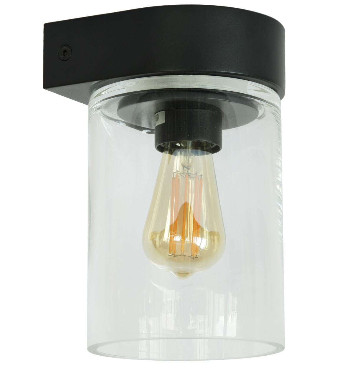 Exklusive Außenwandleuchte TESLA mit handgefertigtem Klarglas Exklusive Außenwandleuchte TESLA mit handgefertigtem Klarglas