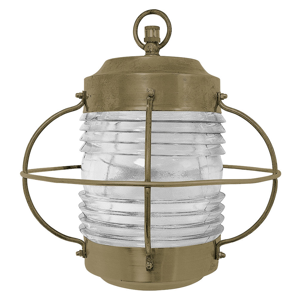 Nostalgic pendant lantern N° 485 with holophane glass