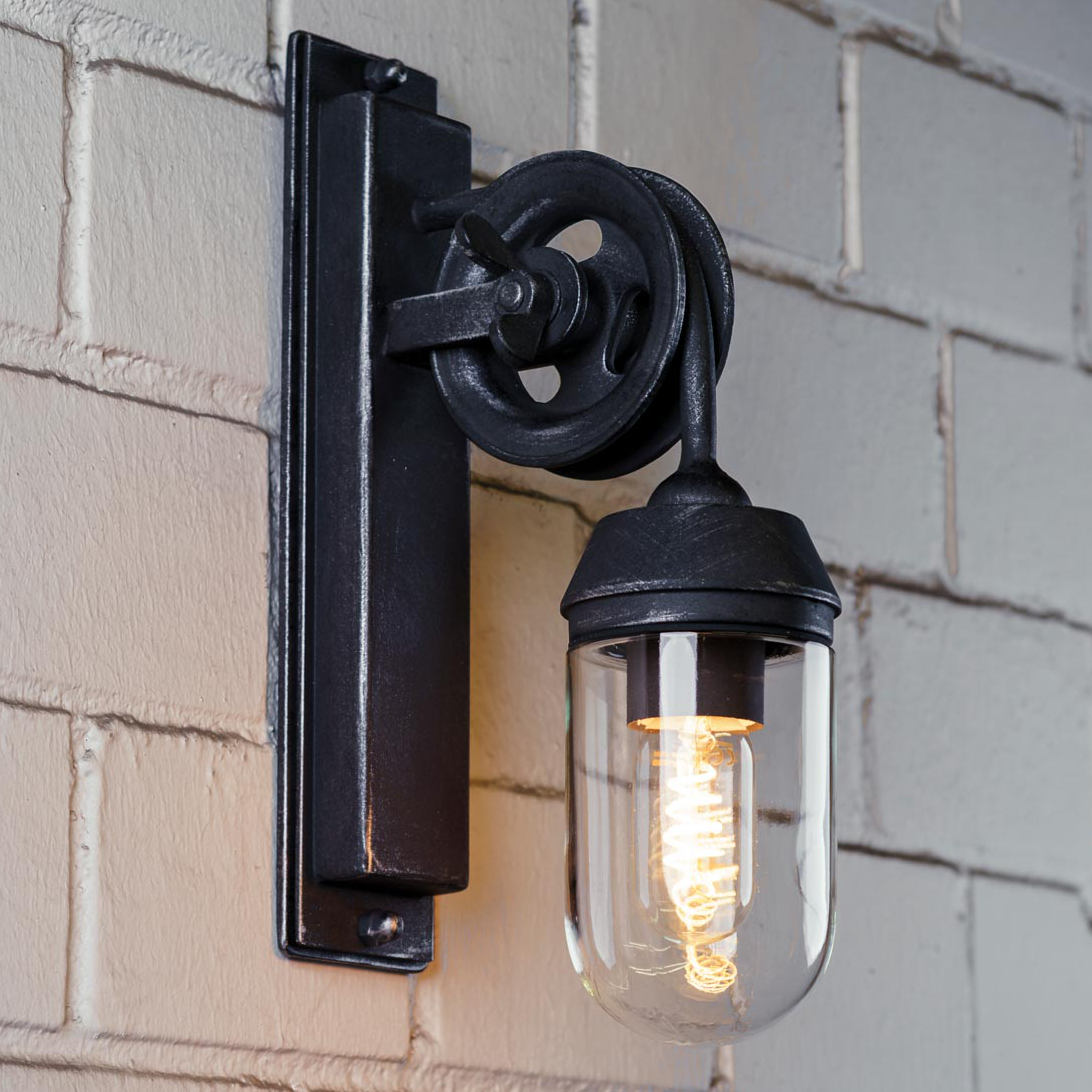 Exclusive Industrial Style Wall Light with Pulley WL 3731