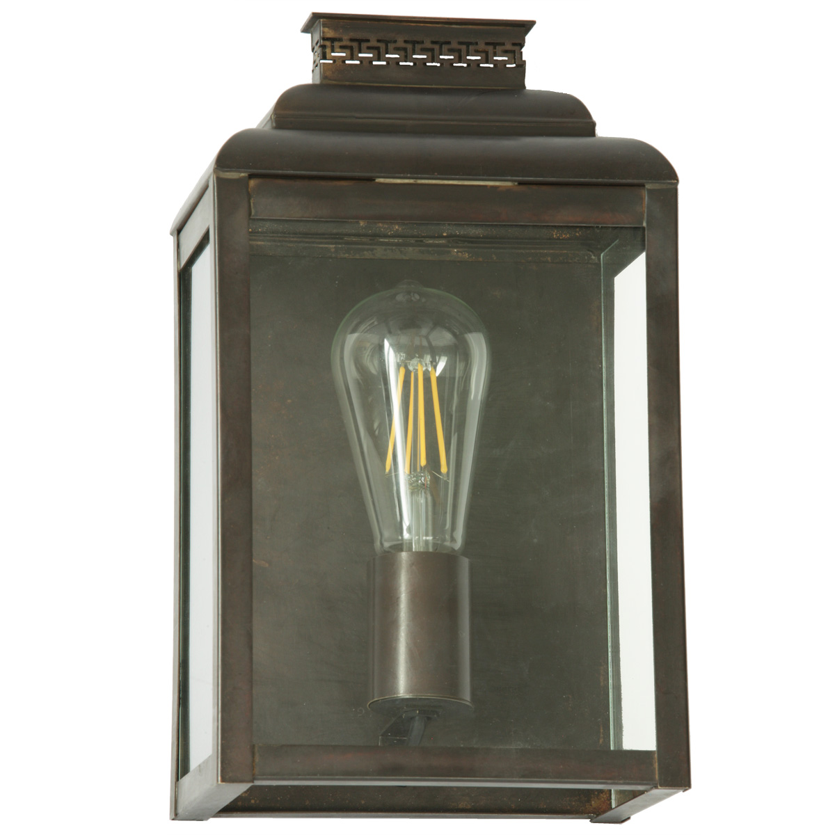 Flache Wandlaterne aus Messing oder Zink Kensington MM Flache Wandlaterne aus Messing oder Zink Kensington MM