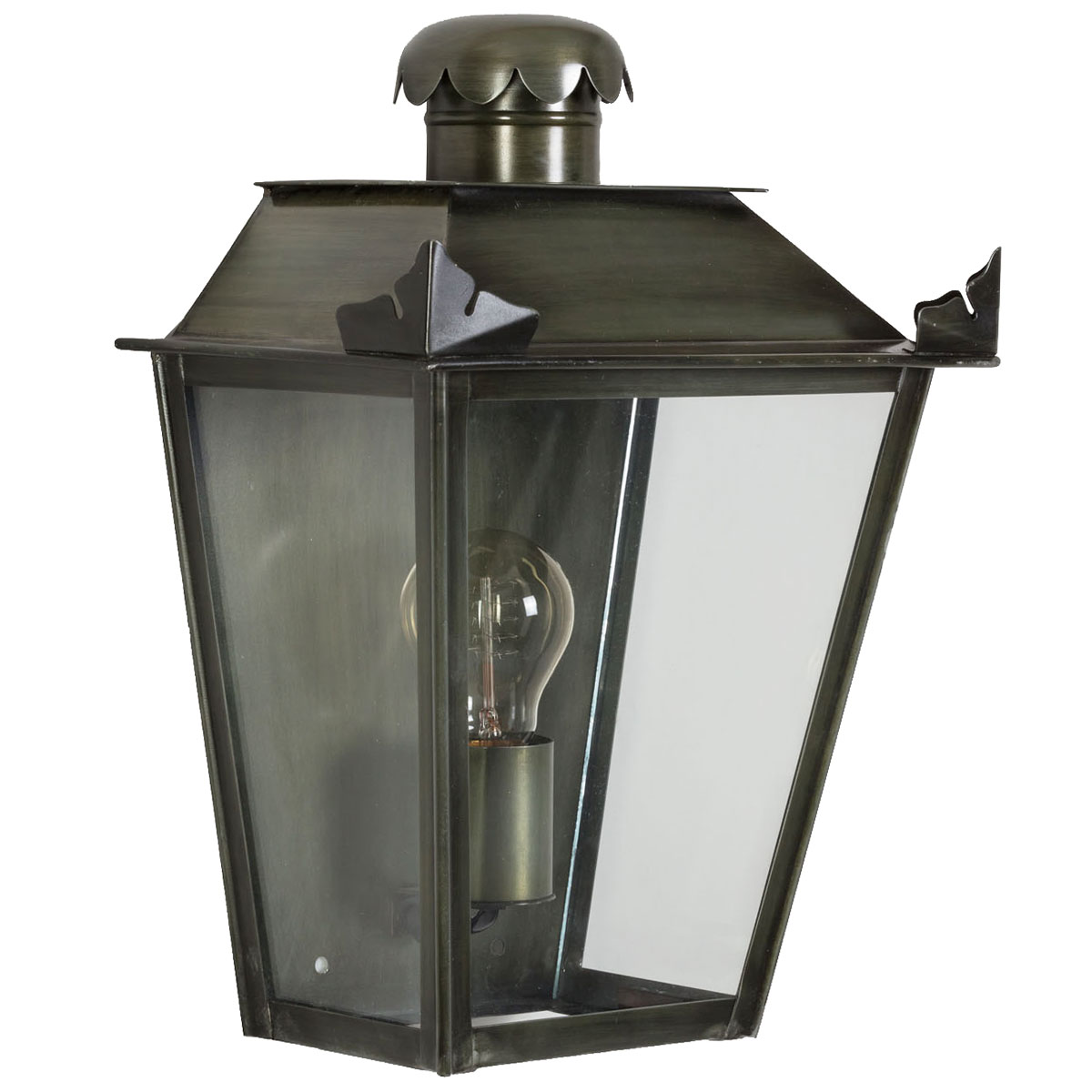 Wall lantern with decorated roof Petit Manoir MM