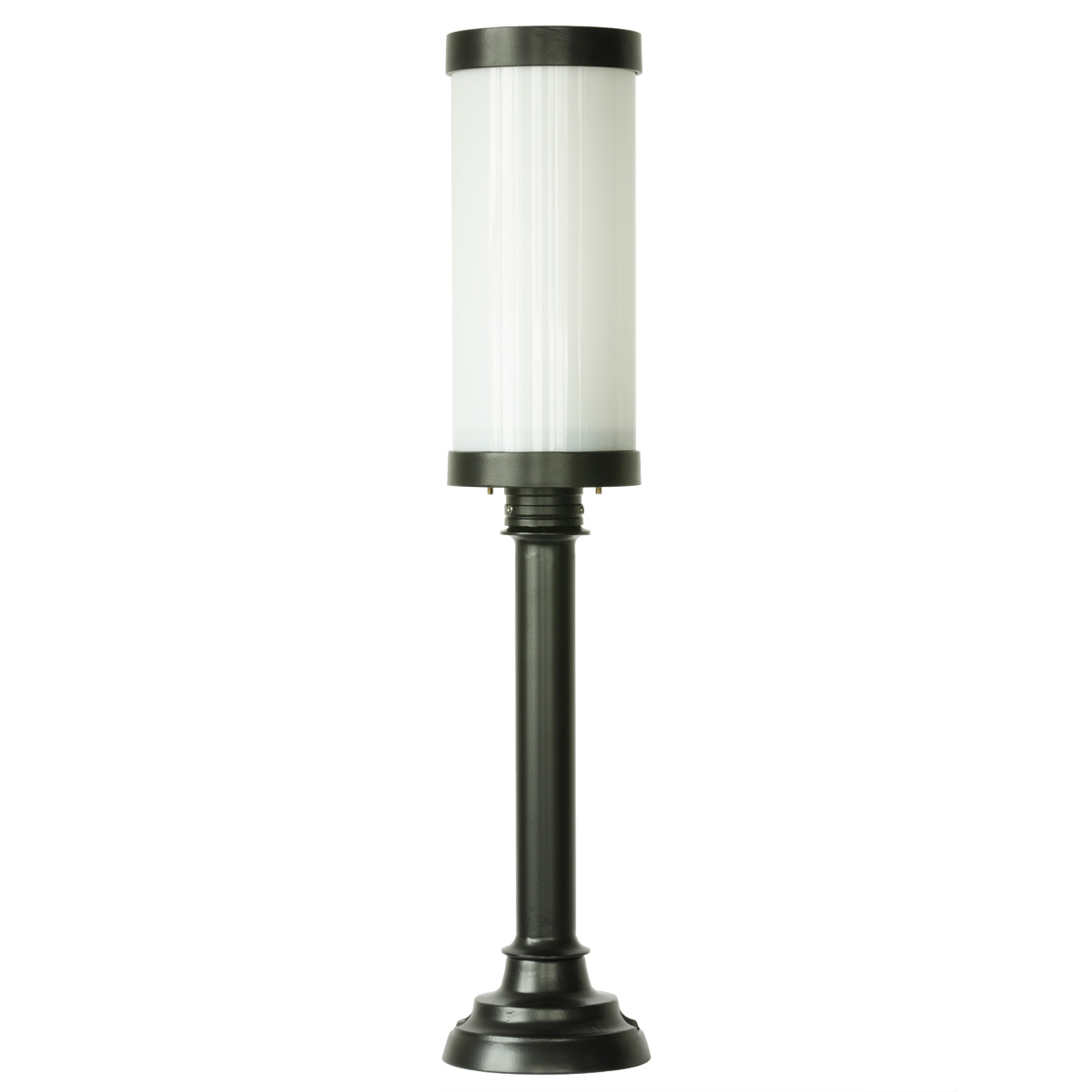 Large tube pillar light made of cast aluminium Elba 37-OR B2